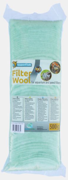SuperFisch Filterwatte GRÜN 500 gr. GROB