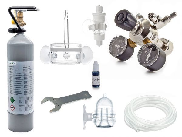 Aqua-Noa CO2 Dünge-Anlage Mehrweg  600 Profi